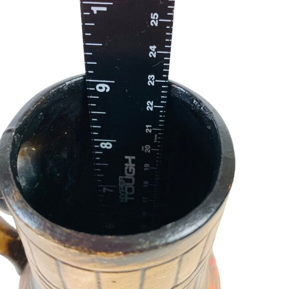 Southwestern Boho Vase Pitcher 9 Inch Primitive Earthy VTG Native Vibe - Picture 10 of 14